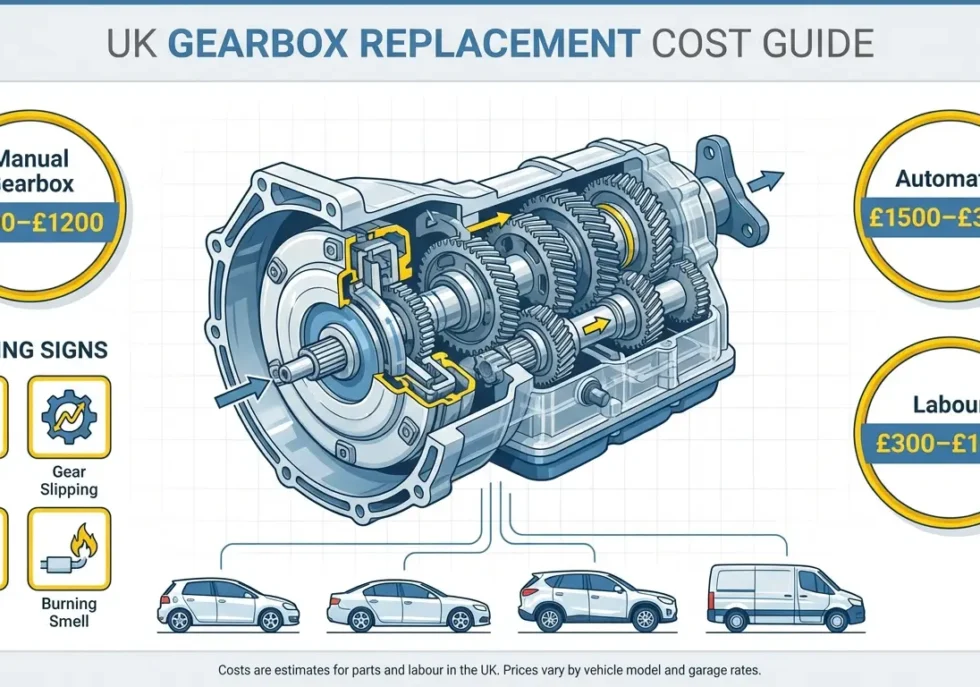 gearbox replacement cost UK