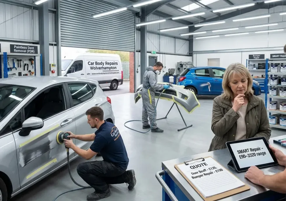 Car Body Repair Cost Wolverhampton
